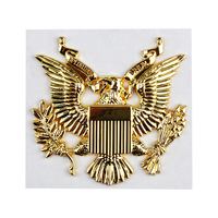 Vente en gros de logos de voiture 3D en métal personnalisés, autocollants de carrosserie American Eagle, badges et accessoires de décoration arrière
