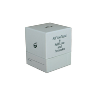 Emballage en carton de luxe personnalisé pour soin de la peau beauté parfum cosmétique parfum bougie boîte en papier cube rigide