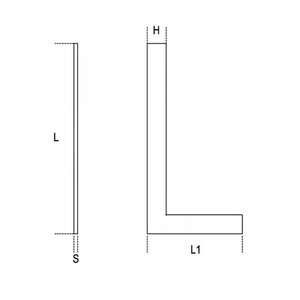 BETA - 016700030 Carrés en acier rodé (multi-pack) - EAN 8014230085517 CARRÉS ET COMPAS - Product Image 2