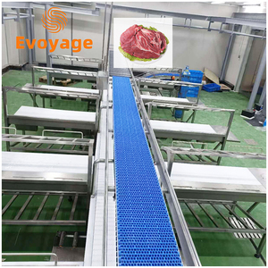 Mezbaha otomatik sığır koyun kuzu domuz tavuk et işleme Deboning taşıma bandı konveyör hattı - Product Image 3