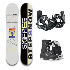 男子滑雪板套装滑雪板 + 捆绑 + 系带靴多种尺寸