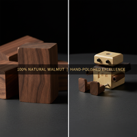 Diffuseurs d'huiles essentielles en bois naturel de nouvelle conception pour la décoration des enfants, ornements d'intérieur en forme de robot