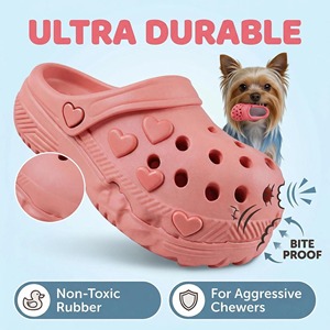 Nouvelles pantoufles personnalisées très vendues, jouet en caoutchouc durable pour chiot, jouets à mâcher indestructibles pour chiens agressifs - Product Image 3