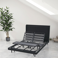Lit électrique réglable Healthtec Stable avec cadre en métal robuste et moteur Okin silencieux pour hôtel