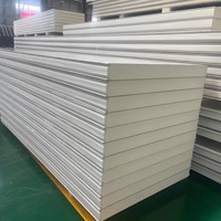 Offre Spéciale : Panneaux Sandwich Métalliques Isolés en PU de 50 mm pour Murs Extérieurs, Chambres Froides, Hôtels, Entrepôts - Ignifuges, Étanche, Écologiques