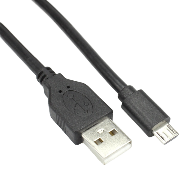 High Quality Custom OEM Micro-USB Cable 0.2m 0.5m 1m 1.5m Fast Charging USB-A Male Pure Copper Braid Shielding for Cameras