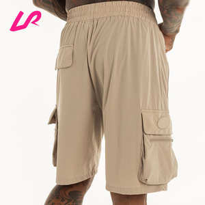 Biểu Tượng Tùy Chỉnh Người Đàn Ông Của Lớn Và Cao Quần Short Hàng Hóa Nylon Căng Vải Giản Dị Chiều Dài Đầu Gối Dây Kéo Tập Thể Dục Chạy Bộ Quần Short Ngoài Trời - Product Image 2