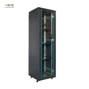 Armoire réseau 19 pouces 12U approuvée CE armoire de serveur en métal porte en verre ddf armoires réseau murales