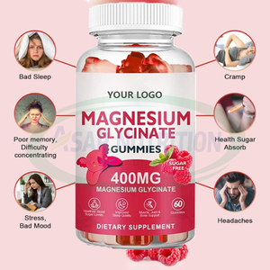 ASAP OEM HALAL Certified Magnesium Glycinate Gummies for Adult <b>Sleep</b> Support Food Grade 2 Gummies Daily 60 Gummies/Bottle - Product Image 4