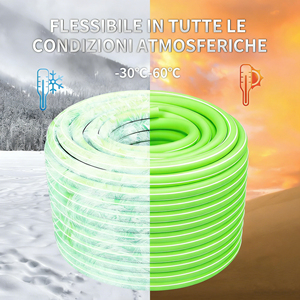 Tuyau d'arrosage de jardin personnalisable en <span class=keywords><strong>PVC</strong></span> <span class=keywords><strong>50</strong></span> m, robuste, portable, flexible, avec protection anti-torsion, vert - Product Image 6