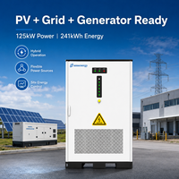 Armoire de stockage d'énergie solaire diesel LiFePO4 125 kW 241 kWh pour le contrôle de la demande et les projets d'énergie des stations de pompage d'eau en Afrique