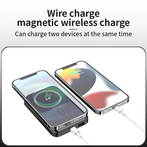 พาวเวอร์แบงค์แบบพกพา 15W ไร้สาย ชาร์จเร็วแม่เหล็ก PD 22.5W ความจุ 10000mAh พร้อมที่วางโทรศัพท์มือถือ - Product Image 5