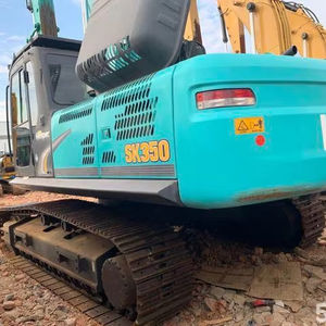 Japan Original Used Kobelco Sk350 34 Ton Hydraulic Crawler Excavator with 1.6mÂ³ Bucket Capacity 1 Year Warranty Shaghai - Product Image 1