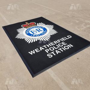 Jet Print Nitrile <b>Rubber</b> Nylon <b>Rubber</b> Backed Logo Mats - Product Image 4