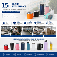 Tasse à café isotherme en acier inoxydable avec poignée, 12oz 14oz, personnalisable, double paroi, pour voyage, avec logo sur mesure, vente en gros
