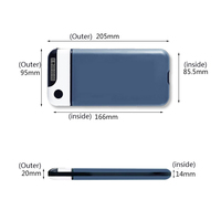 Minuteur Numérique Intelligent à Compte à Rebours, Boîte Verrouillable Portable à Temps pour Téléphones, Minuteur d'Étude Pomodoro, Boîte de Verrouillage pour Téléphones Mobiles