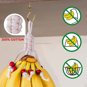 OEM trái cây võng macrame nhà bếp dưới tủ sản xuất Veggie Rau chuối võng trái cây chủ <span class=keywords><strong>net</strong></span> với chuối móc áo - Product Image 5