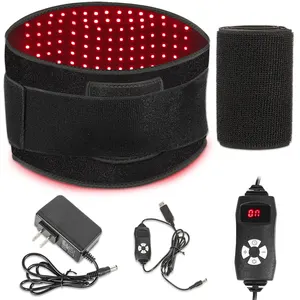 Far Infrared Therapy Waist Shaper Belt PEMF Slim Design with Infrared Heat Therapy and LED Photon Lights for Body Treatment