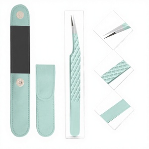 Pince à épiler pour extensions de cils Vired Impex VI-25-4-2, haute qualité, plastique et acier inoxydable, précision, durable, anti-magnétique - Product Image 3