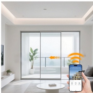 Nhà nhôm ổ đĩ<span class=keywords><strong>a</strong></span> từ tính mở cử<span class=keywords><strong>a</strong></span> điện tự động động cơ tuyến tính cho bán tự động trượt vận hành cử<span class=keywords><strong>a</strong></span> cho biệt thự - Product Image 1