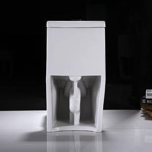 Inodoro Moderno de Cerámica con Doble Descarga y Drenaje en Forma de S, Fila Recta Horizontal, para Baños Africanos y de Medio Oriente - Product Image 4