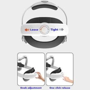 สายรัดศรีษะใส่สบายหัวอ่อนปรับได้ง่ายสำหรับ Apple Vision <span class=keywords><strong>Pro</strong></span> <span class=keywords><strong>VR</strong></span> - Product Image 5