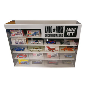 Gabinetes de soporte de exhibición de coche modelo acrílico 1/16 vitrina de fundición <span class=keywords><strong>caja</strong></span> de almacenamiento de juguetes acrílicos exhibición de ruedas calientes - Product Image 5