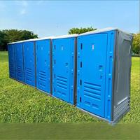Toilettes portables modulaires en HDPE écologiques avec circulation d'air et ventilation naturelle, toilettes mobiles pour projets extérieurs