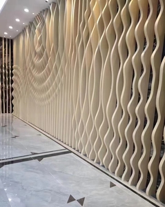 Panel de Pared Divisorio de Habitaciones Moderno de Aluminio, Superficie Anodizada Anticorrosión para Edificios de Oficinas, 70 Pulgadas o Más - Product Image 1