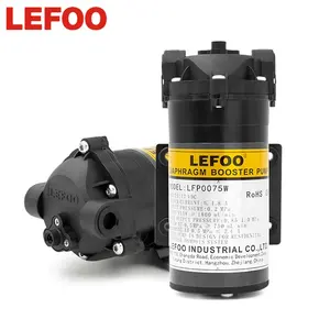 Lefoo Nsf Ce Certificering 75 Gpd 12 V Dc Mini Ro Waterpomp 12 Volt Sproeier Pomp Ro Diafragma Booster Pomp Voor Wasmachine