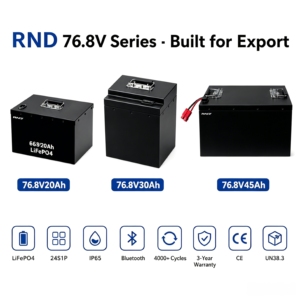 Batería de Iones de Litio Recargable LiFePO4 de 72V 45Ah 30Ah 20Ah, Grupo de Celdas Cilíndricas de 3456Wh para Movilidad Eléctrica, 2000 Ciclos - Product Image 1
