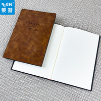 Carnet de notes en cuir PU premium 210 mm * 148 mm (A5) pour réunions d'affaires, bureau et cadeau
