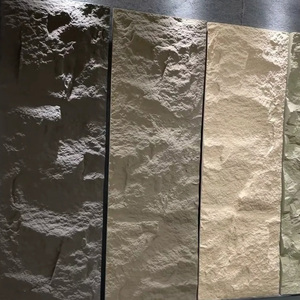 Panneau mural en <span class=keywords><strong>pierre</strong></span> PU imperméable et ignifuge, léger et moderne, imitation roche, pour revêtement mural extérieur et intérieur domestique - Product Image 5