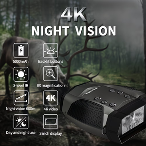 Dispositivos de Visión Nocturna Infrarroja con IA Z555 Pro para Deportes al Aire Libre, Caza, Observación y Monitoreo, Equipo de Caza, Binoculares, Gafas, Telescopio - Product Image 2