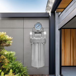 New 6 Tấn <span class=keywords><strong>40</strong></span> Micron Nước Bằng Thép Không Gỉ Prefilters Uống Tap Nước Cả Nhà Ngoài Trời Trầm Tích Bộ Lọc Máy Lọc Nước - Product Image 1