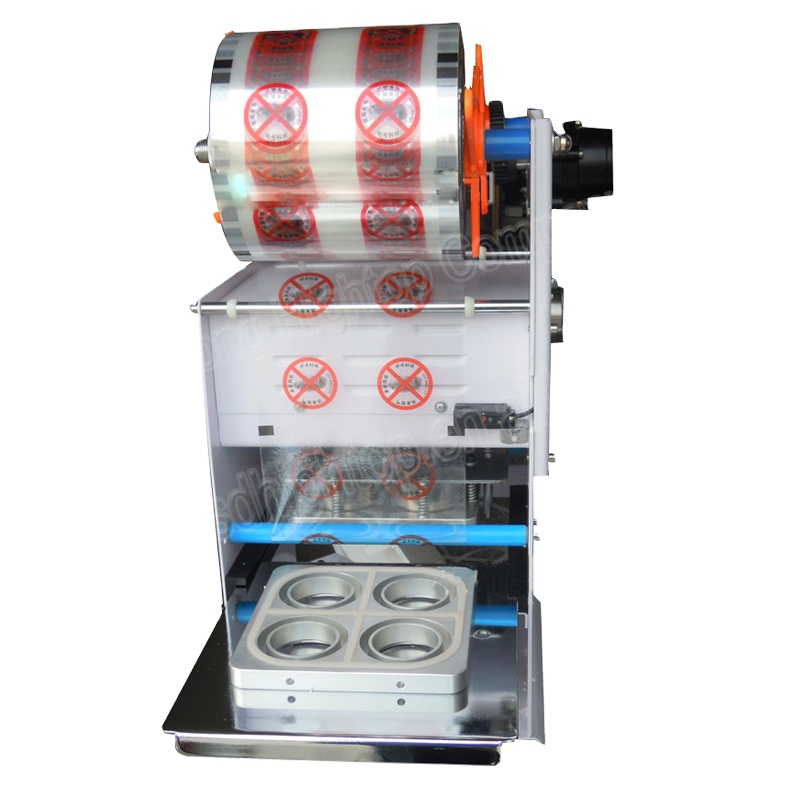 Машина для запечатывания одноразовых стаканчиков, 4 чашки