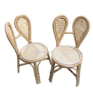 Silla Infantil de Ratán Natural Tejida a Mano para Fiestas de Cumpleaños, Asiento Ecológico para Niños - Product Image 3