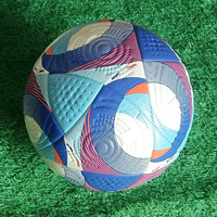 Ballon de football en cuir PU thermocollé et cousu à la machine, taille personnalisée, pour entraînement adulte, matchs officiels, joueurs professionnels