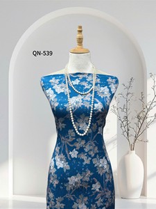 Vietnam Plain dyed Customized printed 100% <b>Polyester</b> (Jacquard <b>fabric</b>) Dress <b>Fabric</b> Printing Textured Jacquard <b>Fabric</b> - Product Image 5
