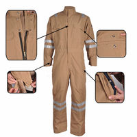 Combinaison de vol Nomex NFPA2112 EN11612, uniforme de pilote, kaki beige, FR, combinaison de sécurité, combinaison de vol