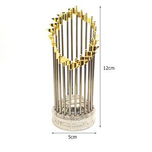 Trofeo de Campeonato de la Liga de Béisbol MLB de Aleación 12cm 30cm Trofeo de Juego de Pelota Artesanía de Recuerdo - Product Image 2