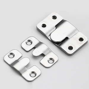 Stainless Steel Mountain Shaped Buckle Clip For Picture Frame <b>Mirror</b> Hook Invisible Painting Mounting Hardware - Product Image 1