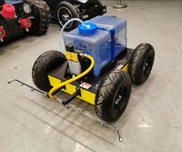Châssis mobile sur roues de taille personnalisée avec moteur, vitesse de 5,8 km/h, capacité de charge de 50 kg, plateforme robotique pour véhicule terrestre autonome