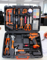 Boîte à outils multifonction étanche pour la maison, kit d'outils pour mécanicien, boîte à outils pour électricien, outils dédiés à l'électricité