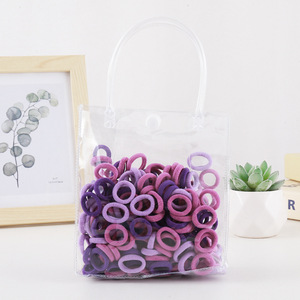 200 pièces/paquet, attaches pour cheveux en nylon, attaches pour queue de cheval, petits élastiques pour cheveux pour bébés filles - Product Image 6