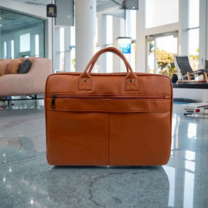 Valise Trolley Personnalisée en Cuir Mans Bagages Compagnie Aérienne d'Embarquement Voyage Sac à Bagages Ensemble Porte-Documents - Product Image 3