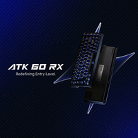 ATK 60RX Mechanical Gaming Keyboard 61Keys Wired RGB Hall Effect Magnetic Switch Hot-Swappable Wired Magnetic