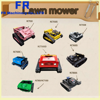 Tondeuse à gazon à moteur essence avec télécommande, conçue pour les terrains difficiles et les pentes, outils de jardinage RCW750 avec livraison gratuite
