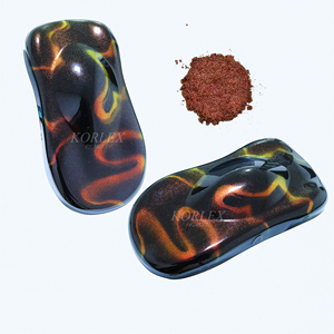 Pigment d'oeil de chat caméléon de couleur à effet magnétique néon 9D Pigment de peinture de voiture - Product Image 3