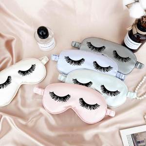Mascarillas de Ojos de Satén de Lujo al por Mayor para Fiestas de Pijama, con Logotipo Personalizado Bordado, Accesorio Personalizado para Dormir - Product Image 5